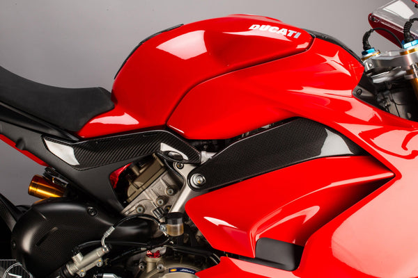 LighTech carbon rear frame cover Ducati Panigale V4 CARD0880 gloss finish