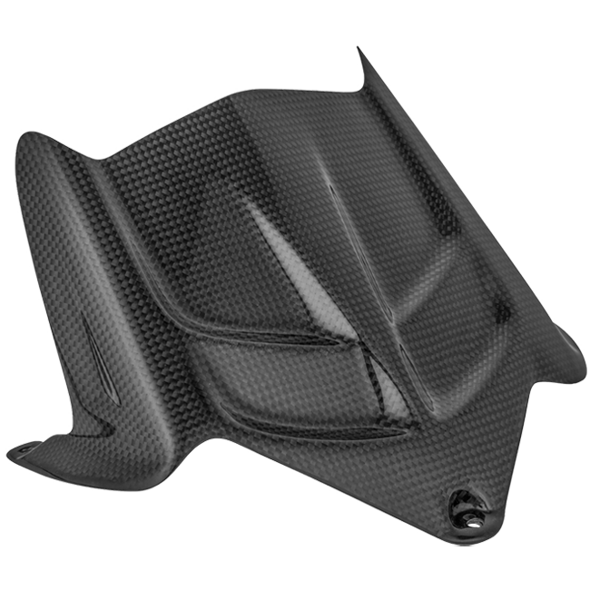 LighTech carbon rear mudguard gloss finish for Kawasaki ZX-6R ZX-636 ZX-6RR 2009–2026 CARK9520