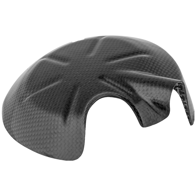 LighTech CARK9530 carbon clutch cover for Kawasaki ZX-6R ZX-636 ZX-6RR 2009-2026 glossy finish