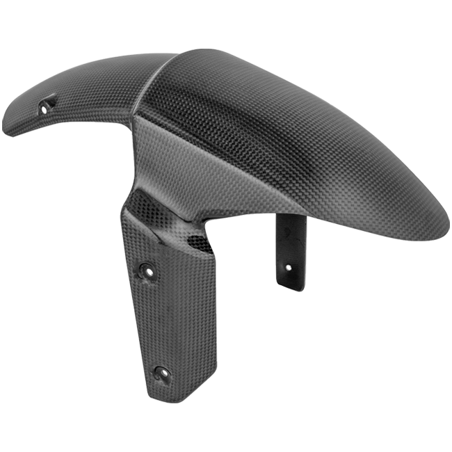 LighTech carbon fibre front mudguard CARK9610 for Kawasaki ZX-10 R 2011–2015, gloss finish