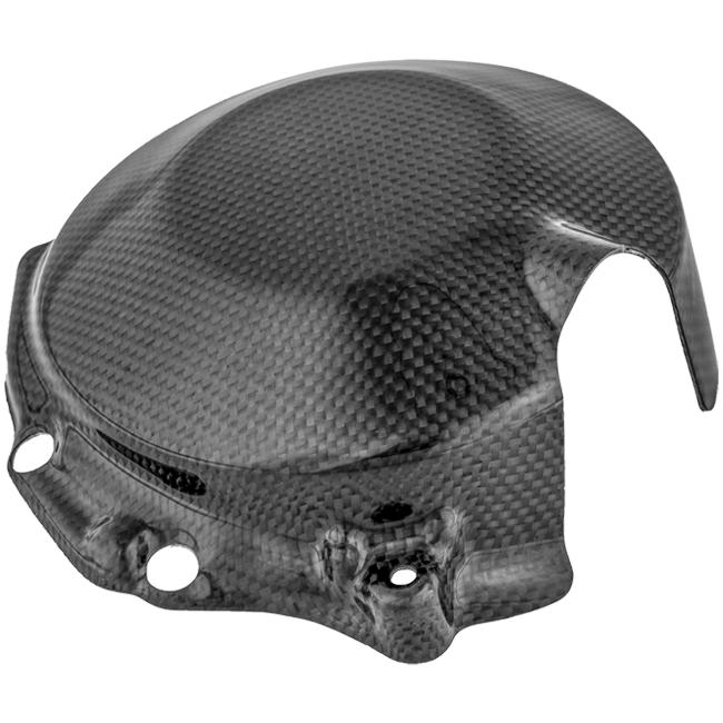 LighTech CARK9630 carbon clutch cover for Kawasaki ZX-10R and ZX-10RR, high-gloss finish