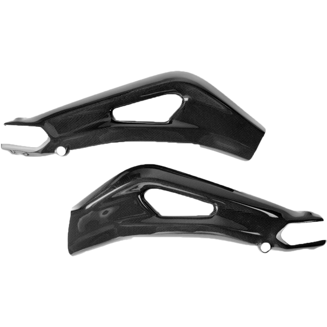 LighTech CART2460 gloss carbon swingarm covers for Triumph Street Triple 765