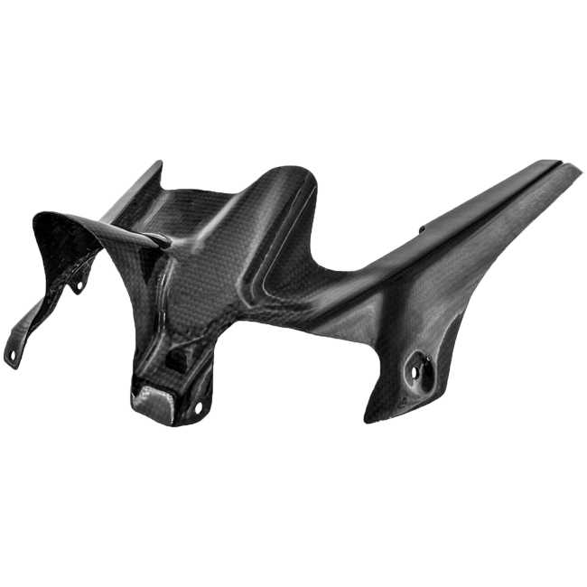 LighTech carbon rear mudguard gloss finish for Yamaha YZF-R7 2021–2026 CARY0720