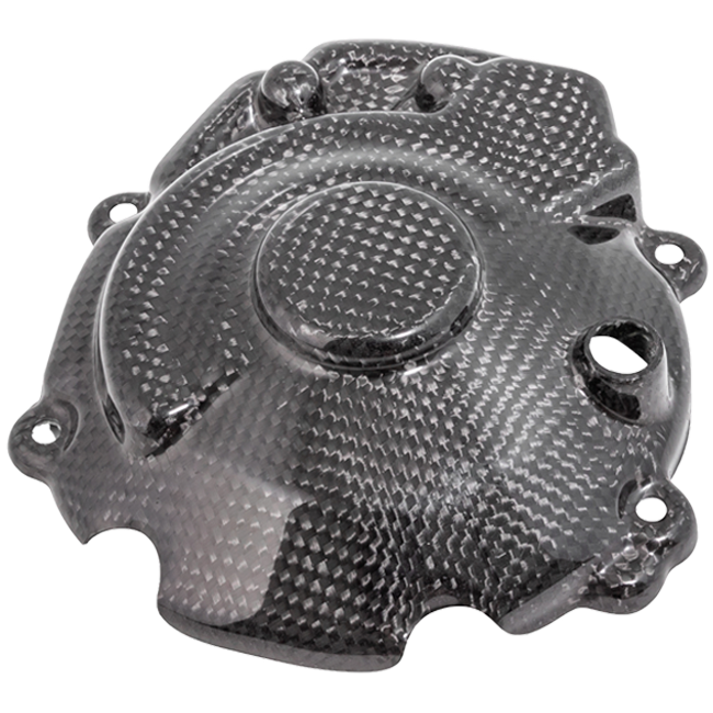LighTech CARY5040 gloss carbon alternator cover for Yamaha YZF-R1/M 2015-2026