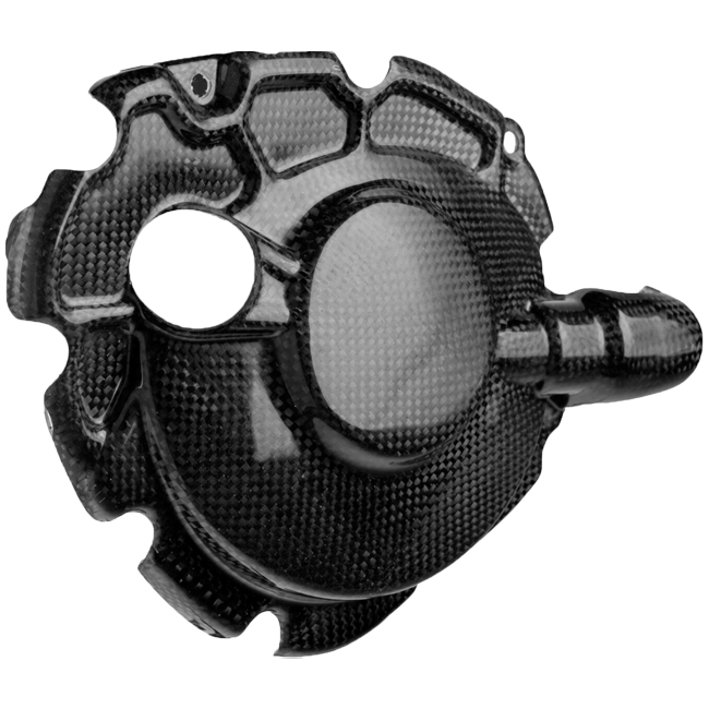 LighTech CARY5130 gloss carbon clutch cover for Yamaha YZF-R1 R1M RN65