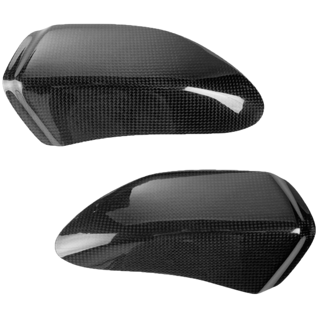LighTech gloss carbon tank protectors for Yamaha YZF-R1 R1M RN65 2020-2026 CARY5190