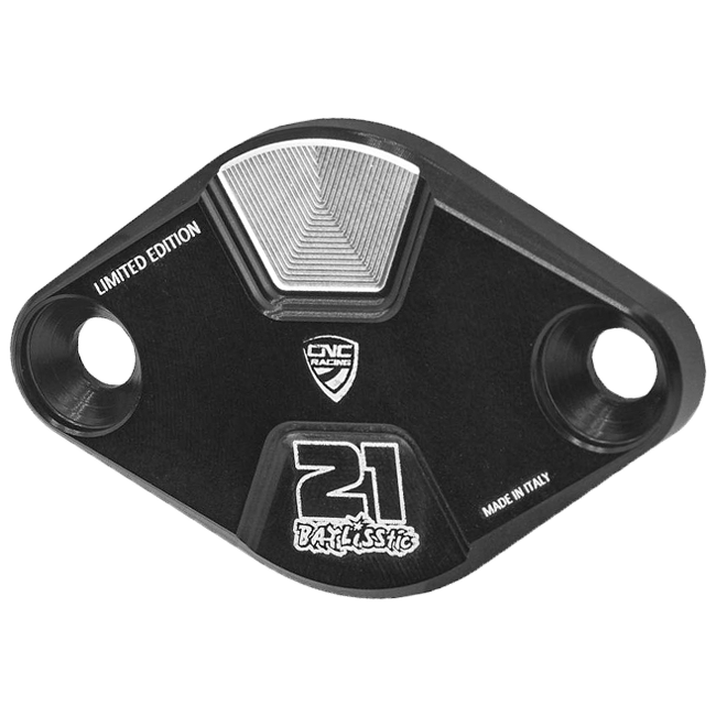 CNC Racing Troy Bayliss Limited Edition timing inspection cover for Ducati Panigale V4/S 2025-2026
