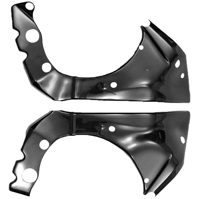 Carbonin carbon frame covers for Yamaha YZF-R1/M 2015–2026, part CY16050