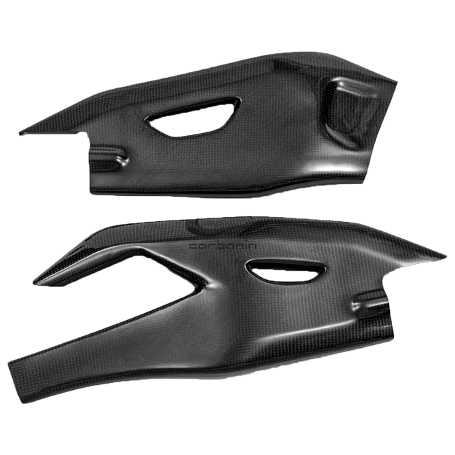 Carbonin carbon swingarm covers for Yamaha YZF-R1/M 2015-2026, part CY16055