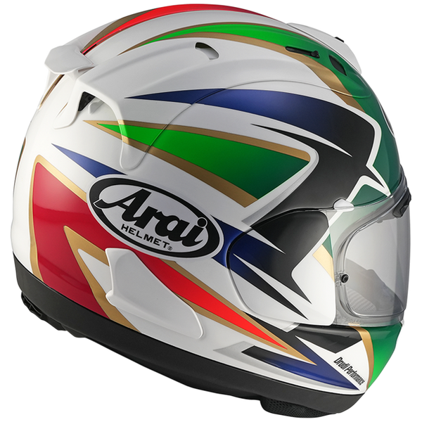 Arai RX-7V Evo helmet Luca Cadalora Restyle Replica gloss finish