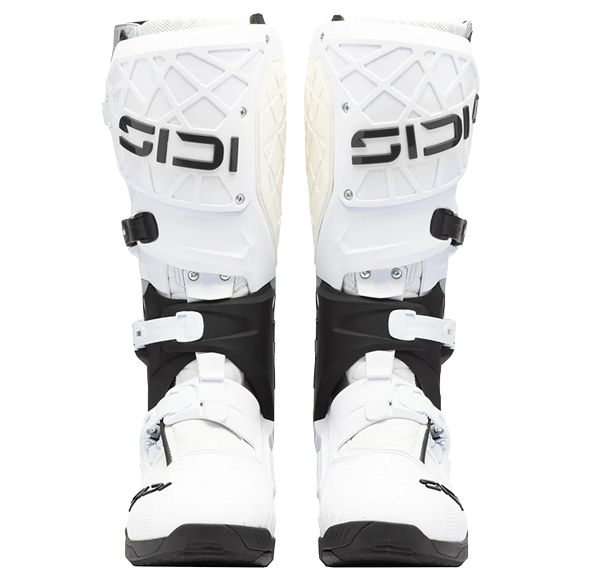 Sidi Crossair X Motorcycle Boots White/Black 104 – Motocross Boot