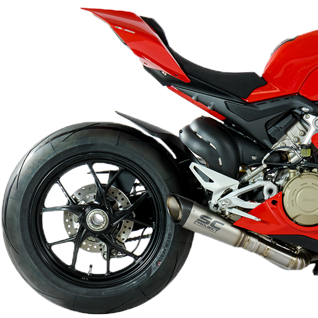SC-Project S1 titanium semi-complete exhaust system for Ducati Panigale V4/S 2018-2020