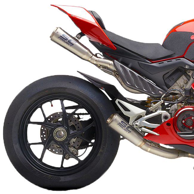 SC-Project S1-GP titanium full exhaust system Ducati Panigale V4/S D26A-TC43T