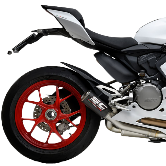 SC-Project CR-T carbon half system exhaust 2-1 for Ducati Panigale V2 955