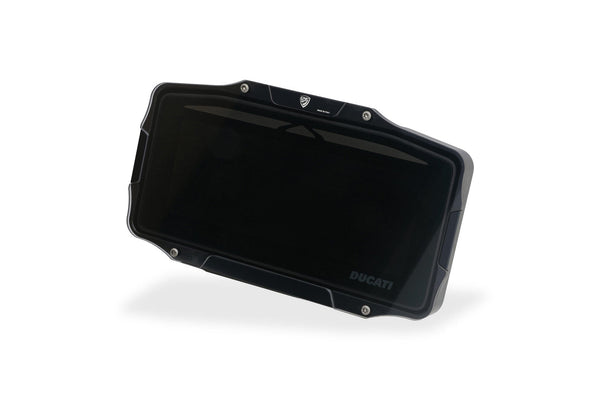 CNC Racing DC003 dashboard protection for Ducati Panigale V4 2025-2026 in black