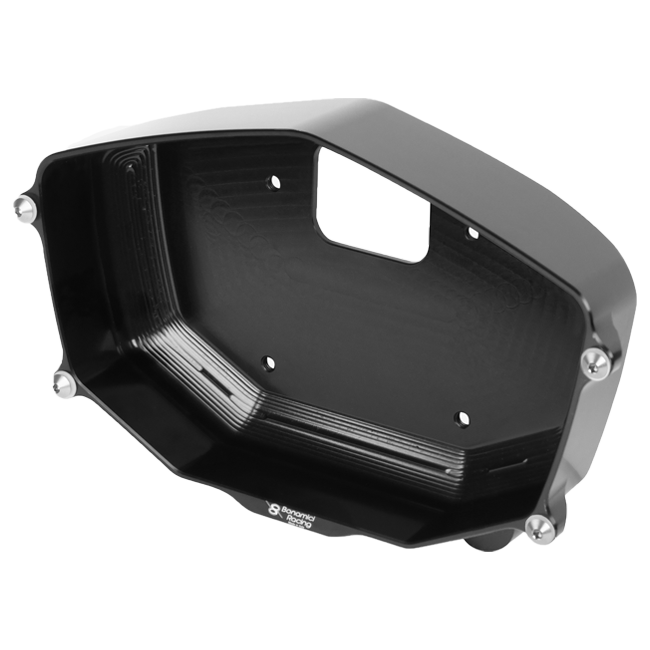 Bonamici Racing DCP06 dashboard protection for Aprilia RSV4 in black