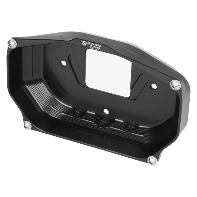 Bonamici Racing dashboard protection for Ducati Panigale V2 955 in black