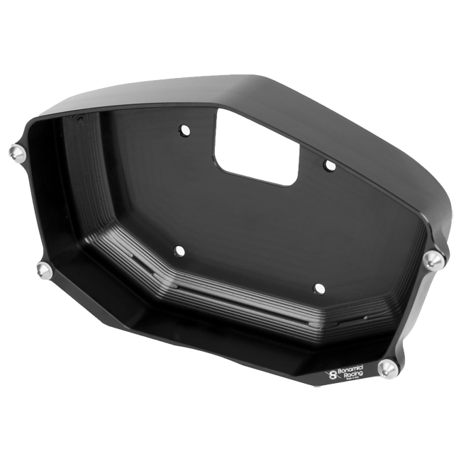 Bonamici Racing DCP12 dashboard protection for Aprilia RS 660 in black