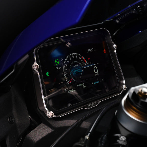Bonamici Racing DCP26 dashboard protection screen for Yamaha YZF-R9 2025-2026