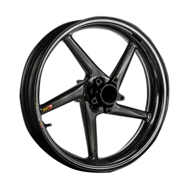 BST Diamond Tek carbon front wheel for Aprilia RSV4 1100 Factory, pre-preg carbon fibre rim