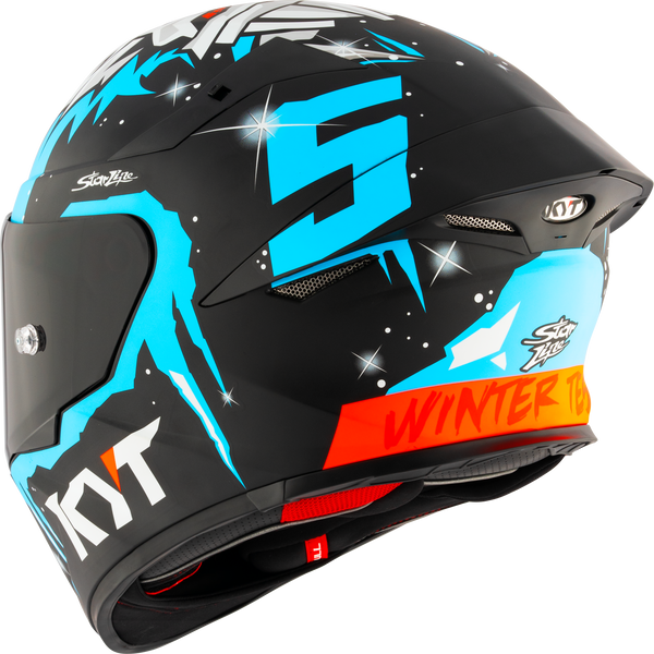 KYT TT-Revo full-face helmet in Jaume Masiá Winter Test Replica graphic