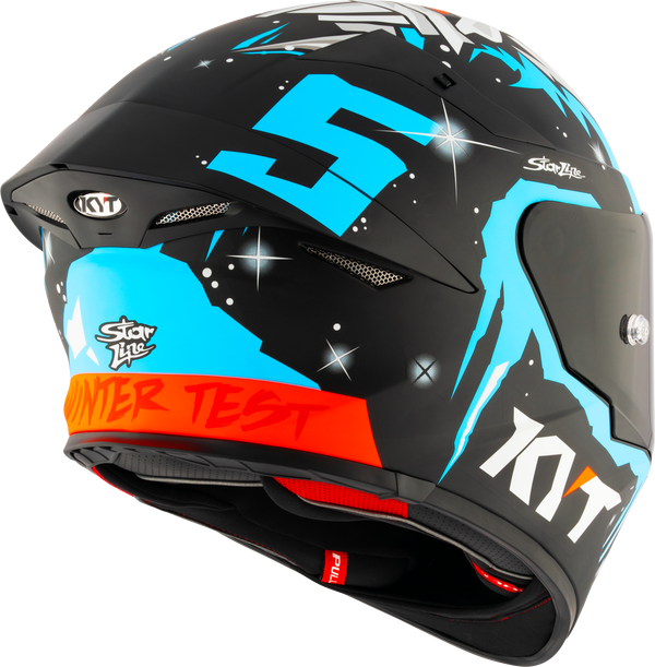 KYT TT-Revo full-face helmet in Jaume Masiá Winter Test Replica graphic
