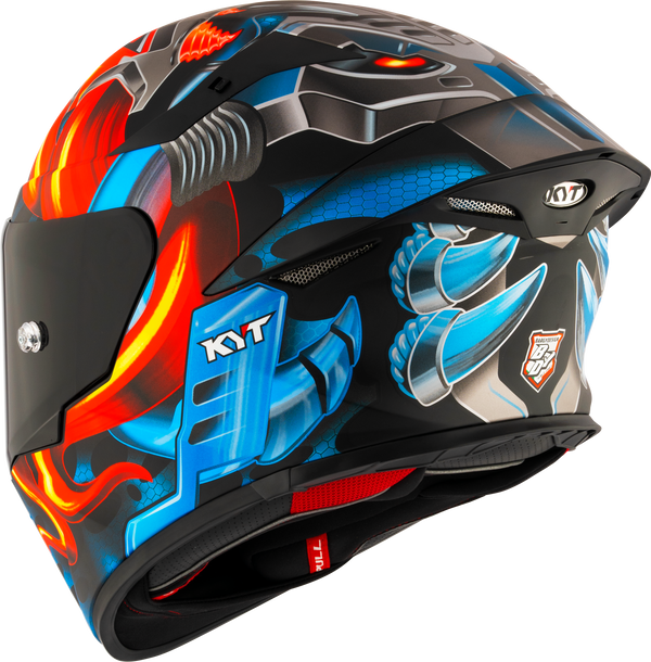 KYT TT-Revo full-face helmet in Magnet Matte finish, ECE 22.06 approved