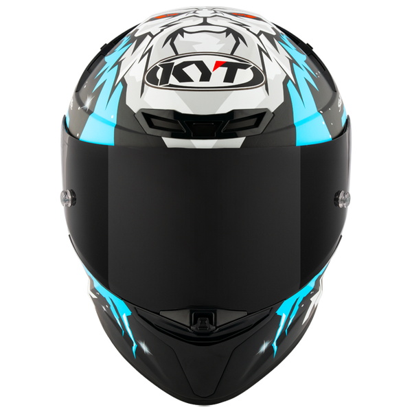 KYT TT-Revo full-face helmet in Jaume Masiá Winter Test Replica graphic