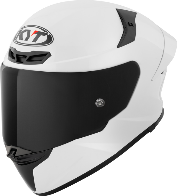KYT TT-Revo full-face helmet in gloss white, part number Y6TR00W3