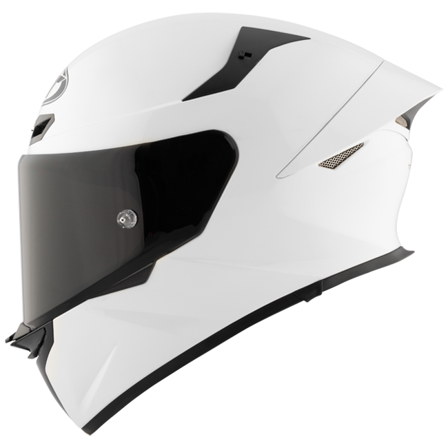 KYT TT-Revo full-face helmet in gloss white, part number Y6TR00W3