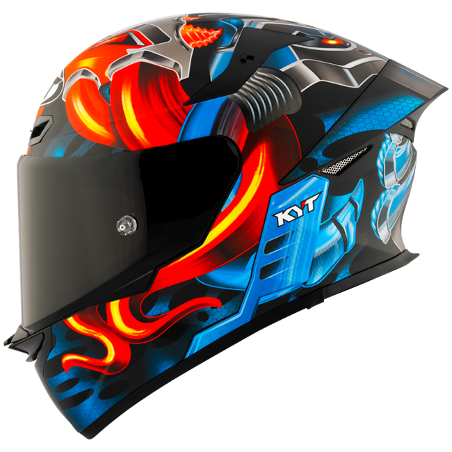 KYT TT-Revo full-face helmet in Magnet Matte finish, ECE 22.06 approved