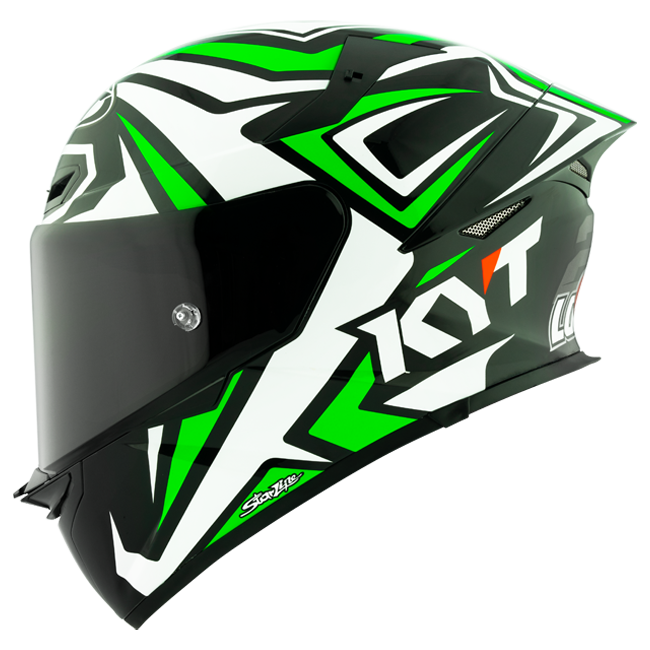 KYT TT-Revo full-face helmet in Alex Lowes Replica 2024 livery