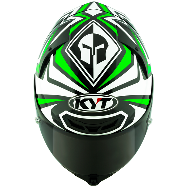 KYT TT-Revo full-face helmet in Alex Lowes Replica 2024 livery