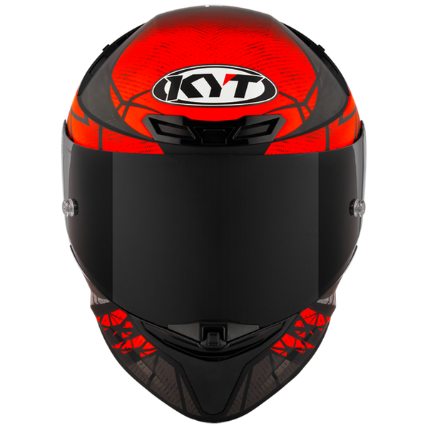 KYT TT-Revo full-face helmet in Combustion Red Matte finish, part Y6TR0038