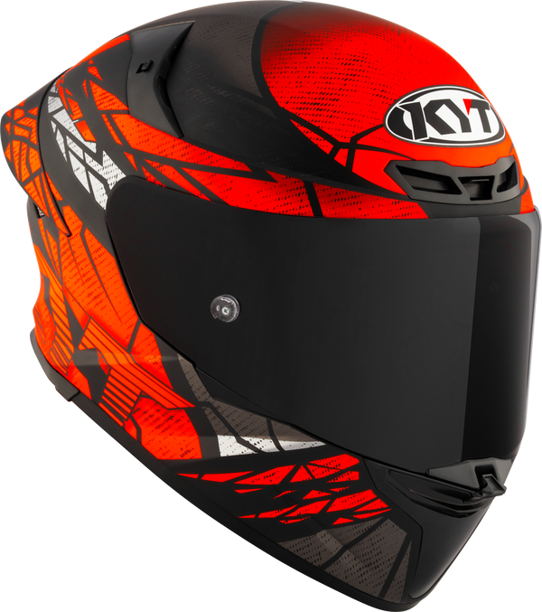 KYT TT-Revo full-face helmet in Combustion Red Matte finish, part Y6TR0038