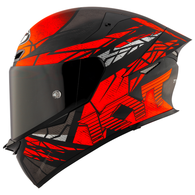 KYT TT-Revo full-face helmet in Combustion Red Matte finish, part Y6TR0038