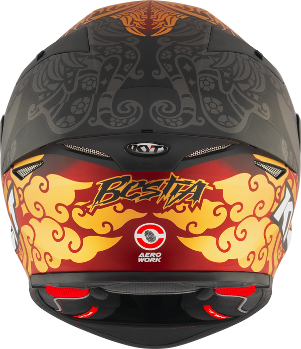 KYT TT-Revo full-face helmet Enea Bastianini Replica Indonesia 2023 livery