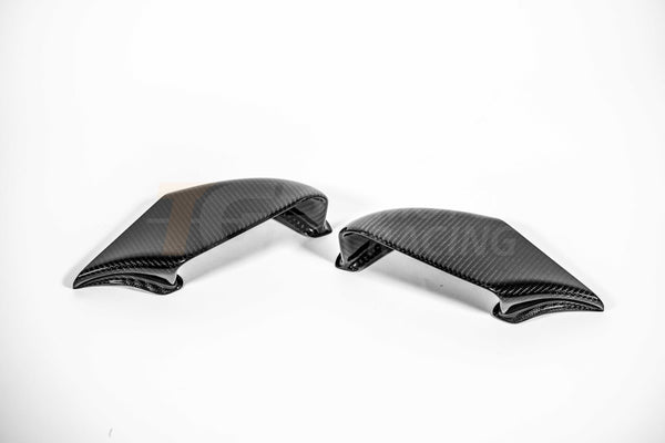 AP Carbon Line 200g carbon corner sidepods set for Ducati Panigale V4/S/R 2025-2026, clear-lacquered finish