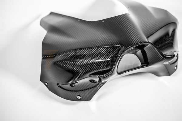 AP Carbon Line 200g carbon front fairing mask for Ducati Panigale V4 R 2026