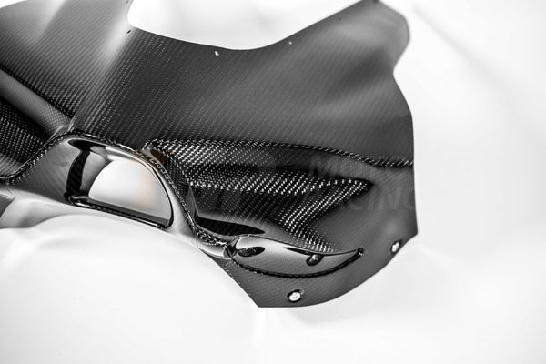 AP Carbon Line 200g carbon front fairing mask for Ducati Panigale V4 R 2026