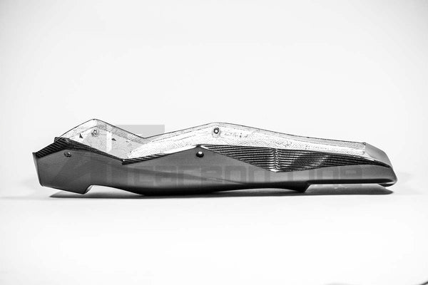 AP Carbon Line 200g twill carbon front splitter for Aprilia RSV4 RR 1100 Factory 2021-2026