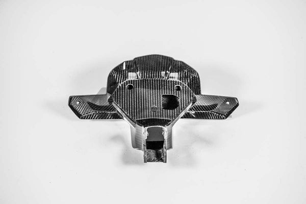 AP Carbon Line 200g twill carbon instrument bracket for Aprilia RSV4 RR 1100 Factory 2021-2025