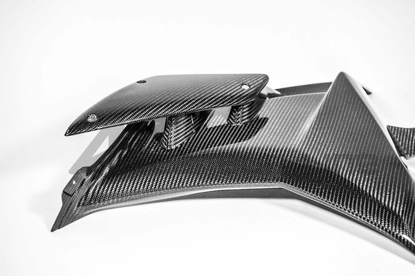 AP Carbon Line 200g twill carbon left side panel for Aprilia RSV4 1100 Factory 2021-2026