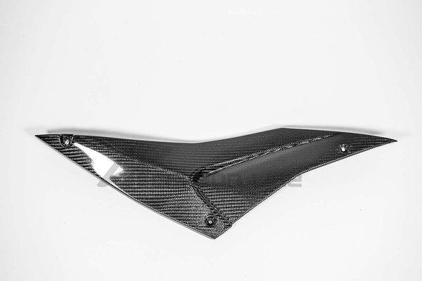 AP Carbon Line 200g twill carbon lower right tank side panel for Aprilia RSV4 RR 1100 Factory 2021-2025
