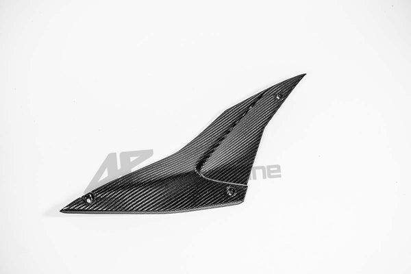 AP Carbon Line 200g twill carbon lower right tank side panel for Aprilia RSV4 RR 1100 Factory 2021-2025