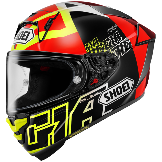 Shoei X-SPR PRO helmet Diggia2 TC-3 Fabio Di Giannantonio Replica 2025