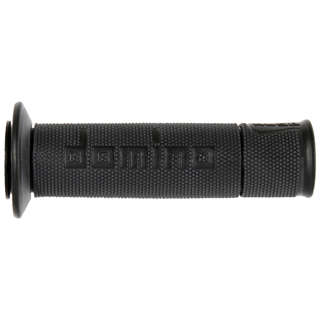 Domino A450 racing grips in black – dual-compound TPR, pair