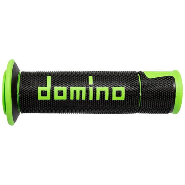 Domino A450 racing grips in black – dual-compound TPR, pair