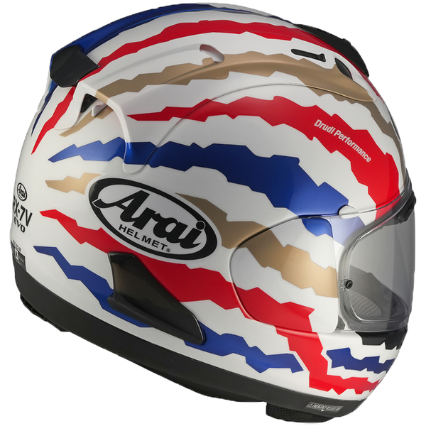 Arai RX-7V Evo helmet in Mick Doohan Jubilee Restyle Replica gloss finish