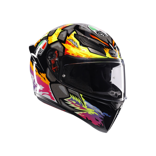 AGV K1 S full-face helmet Marco Bezzecchi Replica 2023 scorpion livery